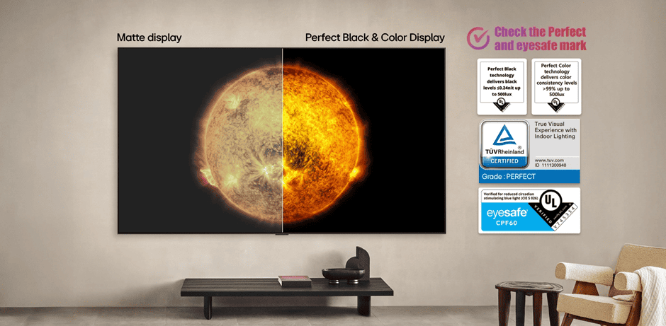 Новите LG OLED телевизори за 2025 г. блестят с перфектна картина дори при дневна светлина – сертифицирани от TÜV Rheinland и създадени за сетивно удоволствие.