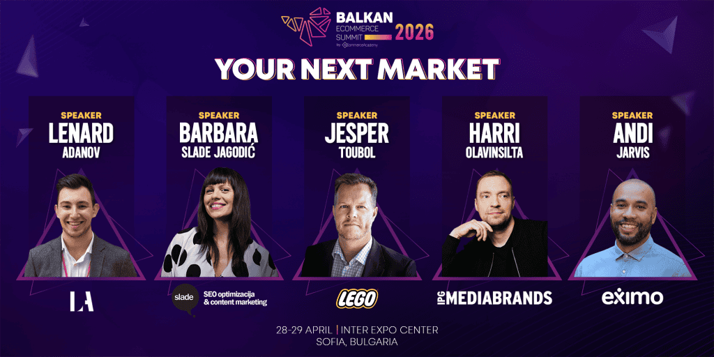 LEGO, Notion и световни визионери идват в София за Balkan eCommerce Summit 2026 – събитие, което събира идеи, вдъхновение и хора. Билетите вече са в продажба за първите 300 участници.