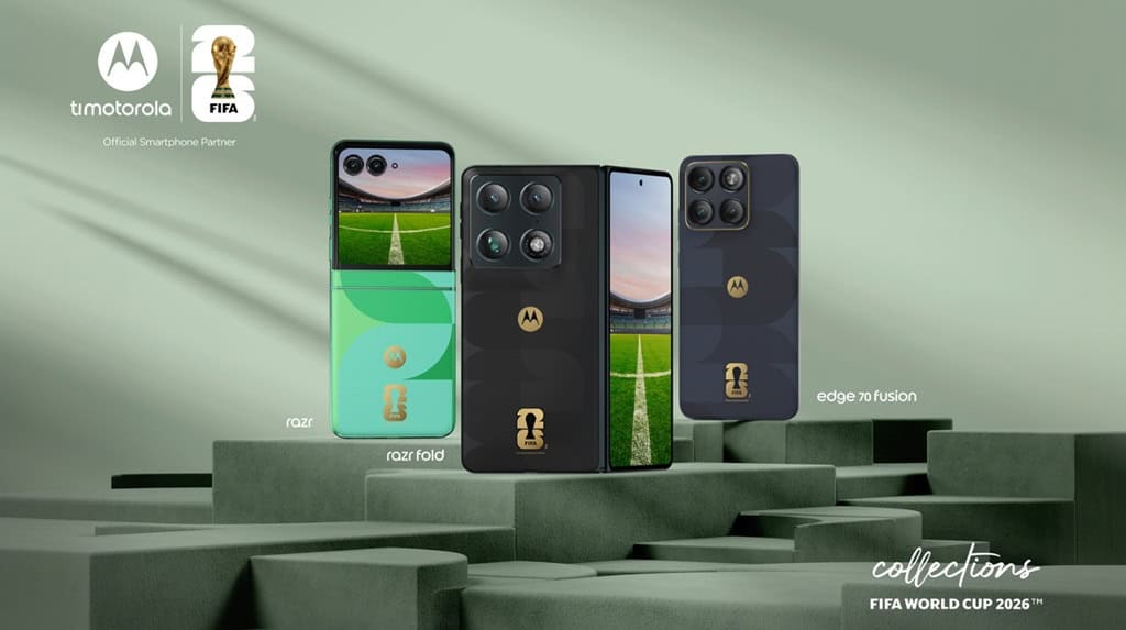 Motorola представя ексклузивната FIFA World Cup 26™ Collection със специални издания на razr fold и edge 70 fusion със златни акценти и премиум дизайн.